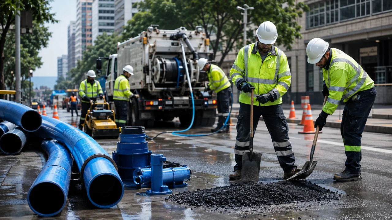 A Linha Completa para Sua Obra de Infraestrutura e Saneamento